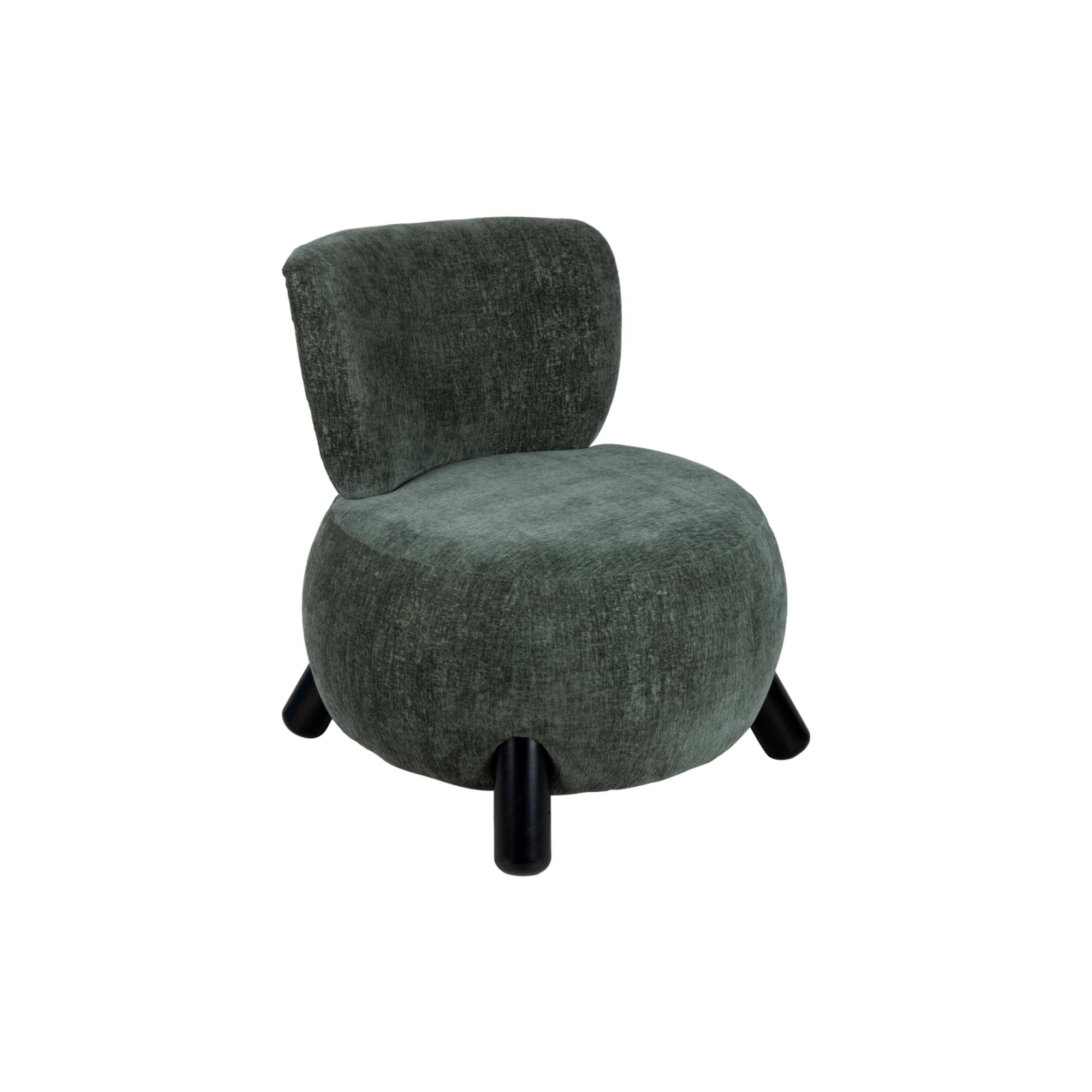 Leitmotiv stoel Busto - groen - 74x74x74cm