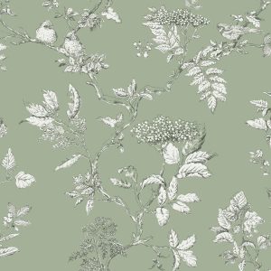 Laura Ashley Vliesbehang Elderwood Sage – bomen – 10mx52cm – groen Laura Ashley Vliesbehang Elderwood Sage – bomen – 10mx52cm – groen