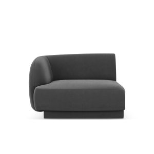 Micadoni linker module Miley flueel grijs – 90x90x70cm