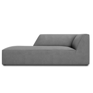 Micadoni linker meridiaan Ruby structurele stof, grijs – 180x93x69cm
