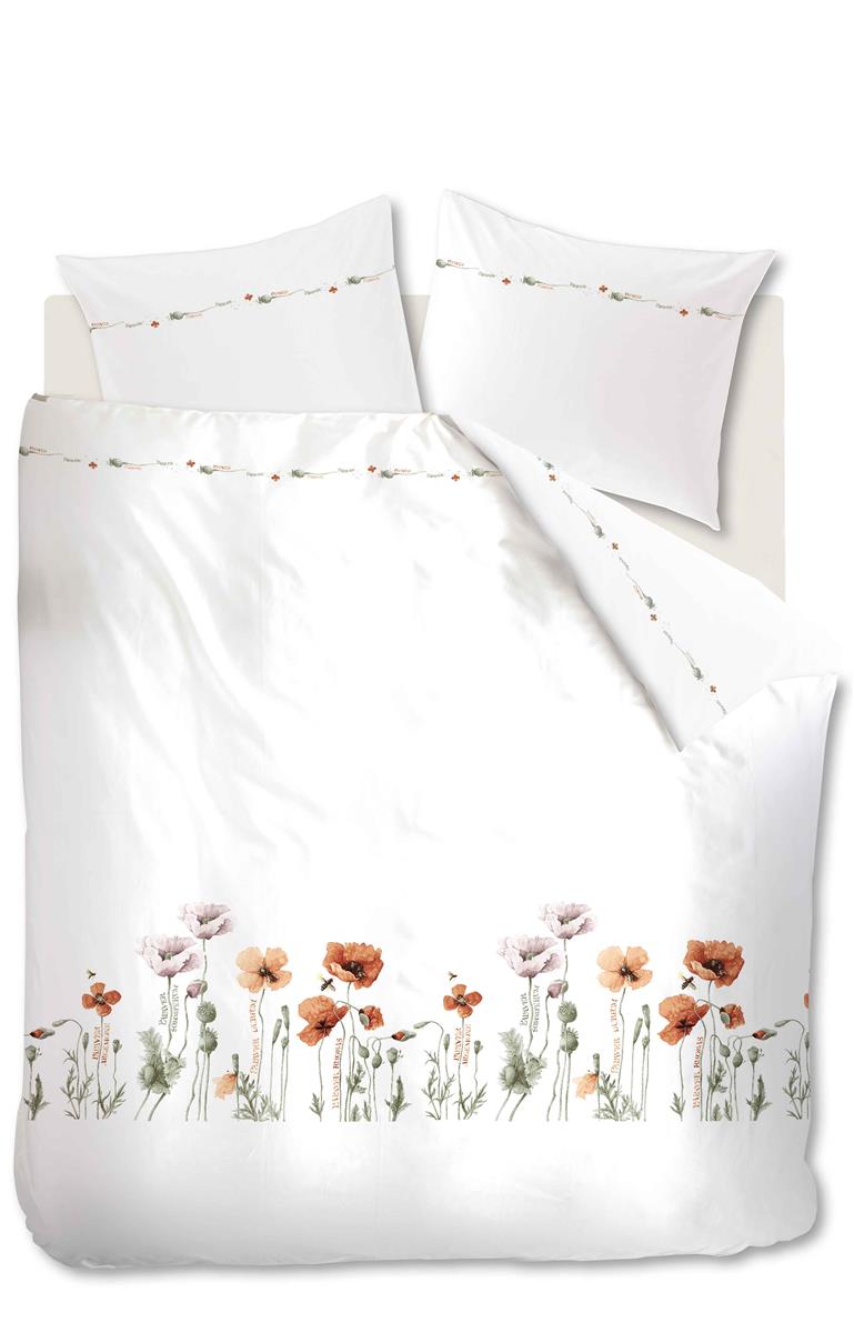 Marjolein Bastin dekbedovertrek Poppies - 260x200/220 cm - rood