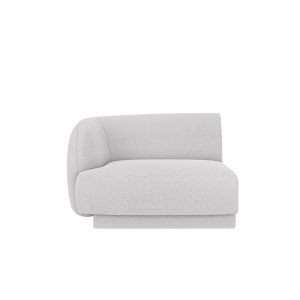 Micadoni linker module Miley boucle lichtgrijs – 90x90x70cm
