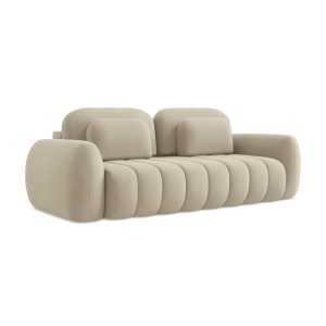 LaMiaSofa 3-zits slaapbank Ginosa – bouclé – donkerbeige – 266x121x95 LaMiaSofa 3-zits slaapbank Ginosa – bouclé – donkerbeige – 266x121x95