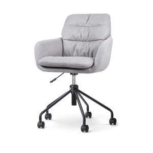 Nolon Nout-Mia Bureaustoel Grijs – met Armleuning – Zwart Nolon Nout-Mia Bureaustoel Grijs – met Armleuning – Zwart