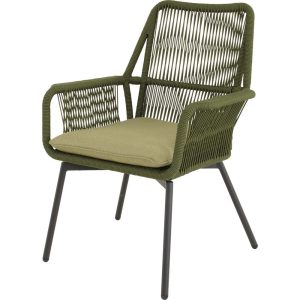 Lesli Living bistrostoel Silas – groen – 64x69x92cm – set van 4 Lesli Living bistrostoel Silas – groen – 64x69x92cm – set van 4