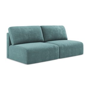 LaMiaSofa 3-zits slaapbank Ostia – chenille stof – jeans – 216x102x79 LaMiaSofa 3-zits slaapbank Ostia – chenille stof – jeans – 216x102x79