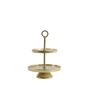 Light & Living etagere Lutek – goud – Ø24cm Light & Living etagere Lutek – goud – Ø24cm