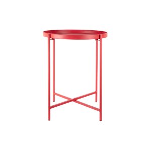 Leitmotiv bijzettafel Meseta – rood – 40x40x49cm Leitmotiv bijzettafel Meseta – rood – 40x40x49cm
