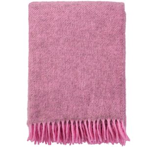 Klippan 100% wollen deken – Gotland – pink – 130x200cm