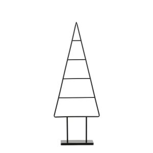 Mica Decorations Decoratie Kerstboom – L34 x B12 x H90 cm – IJzer – Zw Mica Decorations Decoratie Kerstboom – L34 x B12 x H90 cm – IJzer – Zw