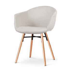 Nolon Nena-Otis Eetkamerstoel Beige – Armleuning – Stof Nolon Nena-Otis Eetkamerstoel Beige – Armleuning – Stof