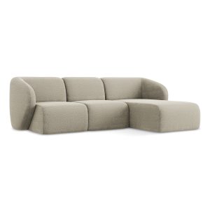 LaMiaSofa hoekbank rechts Cervo – bouclé – taupe – 248x166x99 LaMiaSofa hoekbank rechts Cervo – bouclé – taupe – 248x166x99