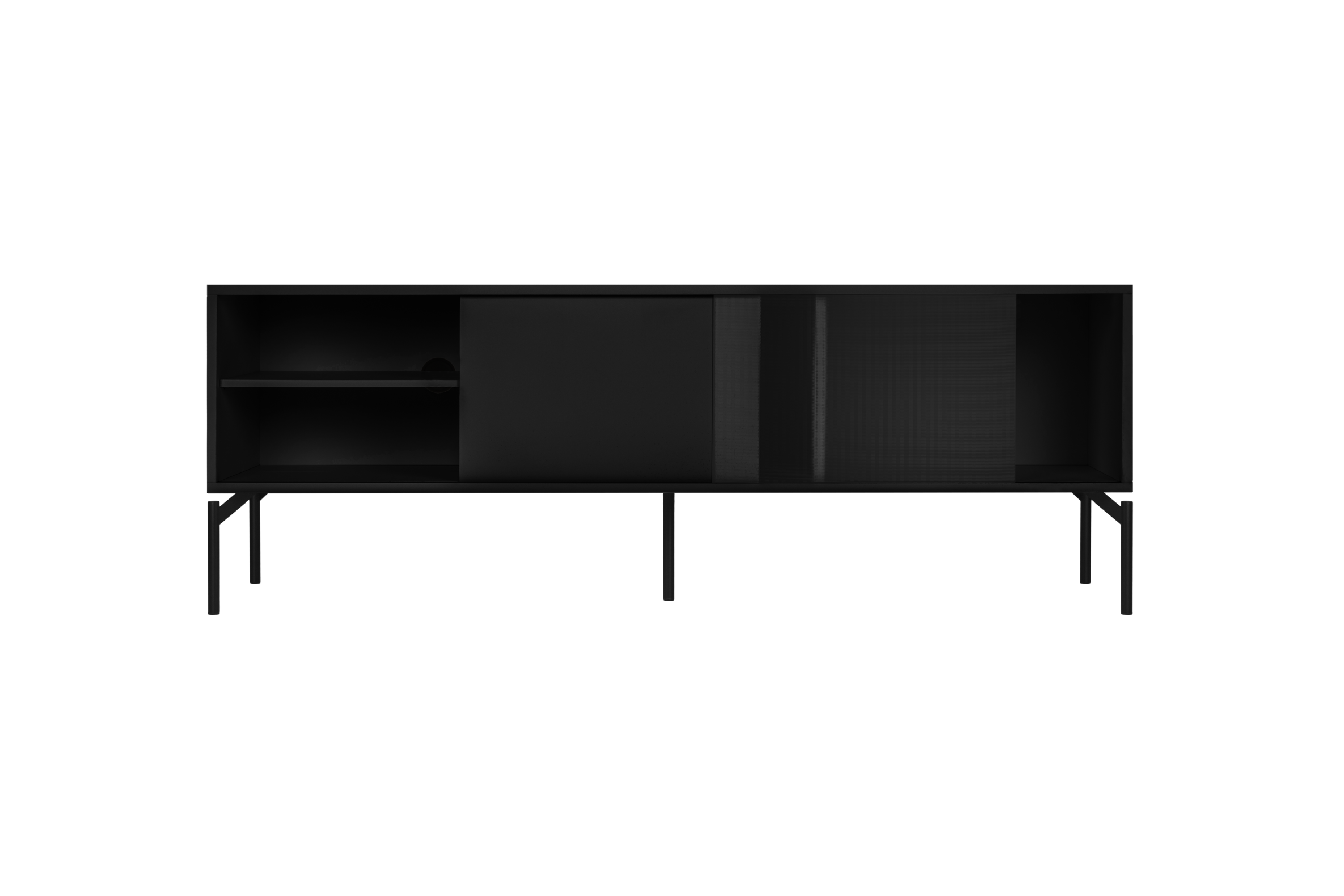 noo.ma MET TV-standaard - Vulcano Black