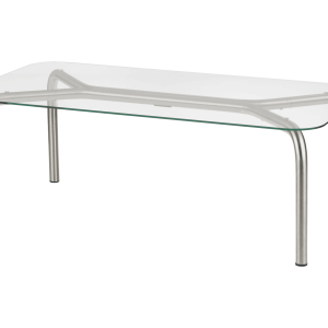 noo.ma Uku salontafel 84,2 x 84,2 x 8,7 cm – glas en geborsteld staal noo.ma Uku salontafel 84,2 x 84,2 x 8,7 cm – glas en geborsteld staal