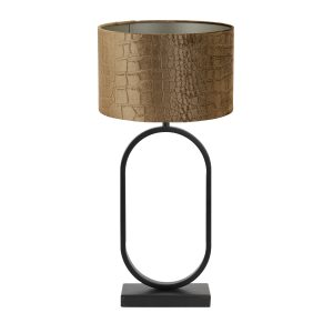 Light & Living tafellamp Jamiri/Praya – zwart, bruin – 30x30x67cm Light & Living tafellamp Jamiri/Praya – zwart, bruin – 30x30x67cm