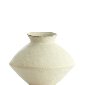 Light & Living vaas BEATO – Ø30x23cm – wit