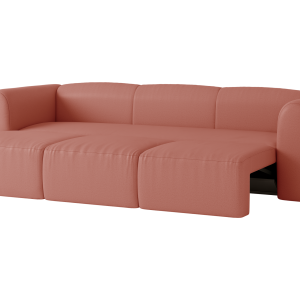 noo.ma Flom 3-zits slaapbank – Pink Clay, 140×200 uitschuifbaar bed, H noo.ma Flom 3-zits slaapbank – Pink Clay, 140×200 uitschuifbaar bed, H
