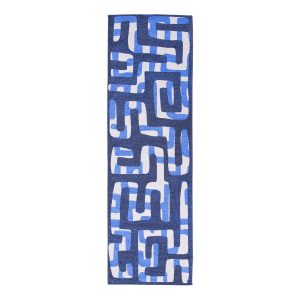 Louis De Poortere vloerkleed Ultramarine – blauw – 80x250cm Louis De Poortere vloerkleed Ultramarine – blauw – 80x250cm