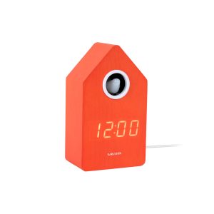 Karlsson wekker Cuckoo LED – oranje – 9x9x15.8cm – Vaderdag – Vaderdag Karlsson wekker Cuckoo LED – oranje – 9x9x15.8cm – Vaderdag – Vaderdag