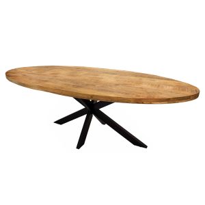 Kick eettafel Dax ovaal – 180cm – Mango Kick eettafel Dax ovaal – 180cm – Mango