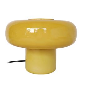 Leitmotiv tafellamp Grande Anilla – geel – 25x25x18cm – Paddenstoellam Leitmotiv tafellamp Grande Anilla – geel – 25x25x18cm – Paddenstoellam