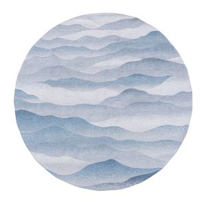 Louis De Poortere vloerkleed Winter – blauw – 240x240cm Louis De Poortere vloerkleed Winter – blauw – 240x240cm