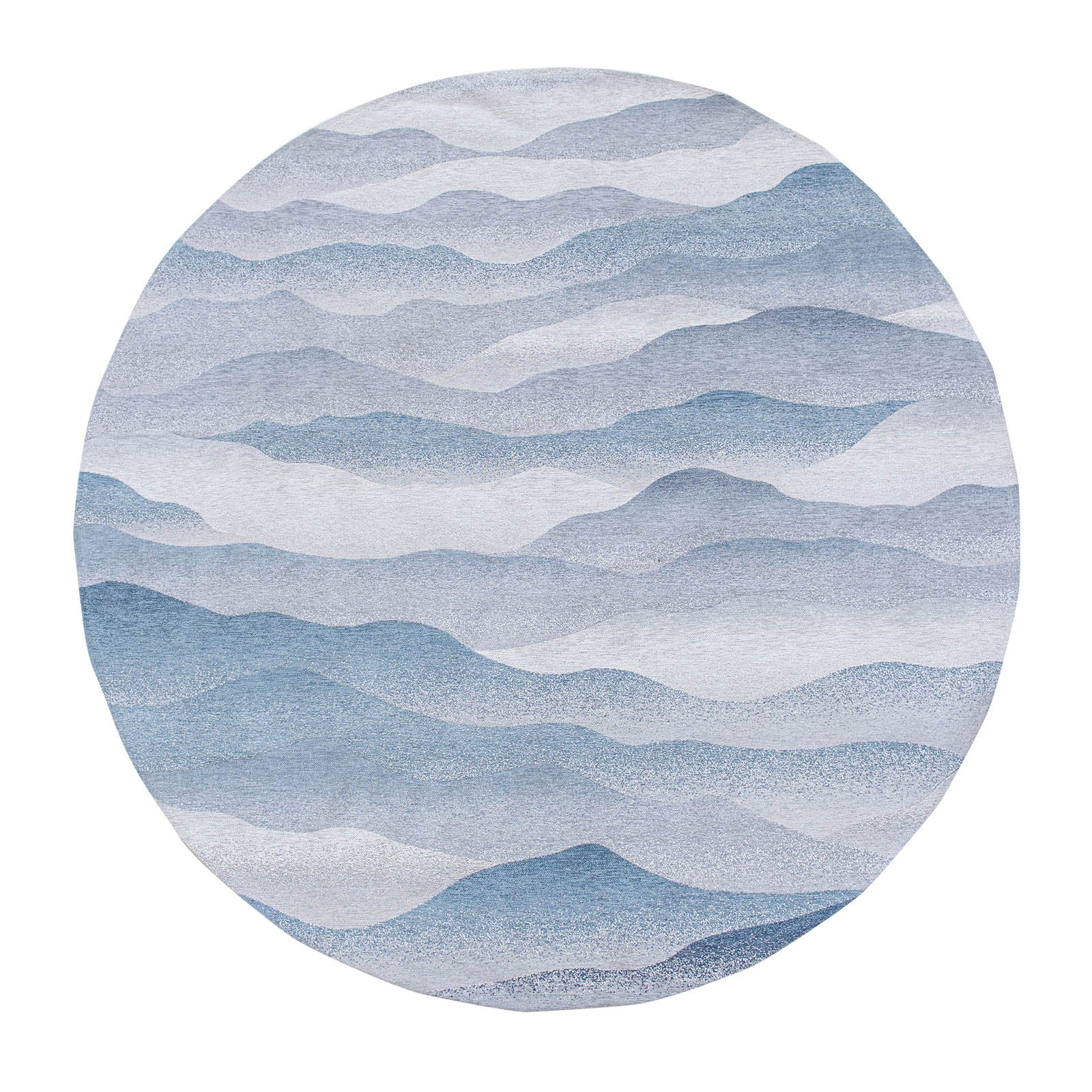 Louis De Poortere vloerkleed Winter - blauw - 240x240cm