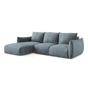 LaMiaSofa hoekbank links Savona – chenille stof – jeans – 242x162x90 LaMiaSofa hoekbank links Savona – chenille stof – jeans – 242x162x90