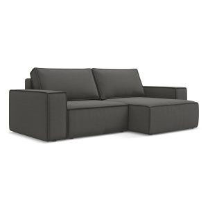 LaMiaSofa hoekbank rechts Livorno – velours – staal – 257x148x82 LaMiaSofa hoekbank rechts Livorno – velours – staal – 257x148x82