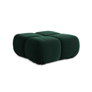 LaMiaSofa Poef Sanremo – velours – flessengroen – 95x95x41 LaMiaSofa Poef Sanremo – velours – flessengroen – 95x95x41