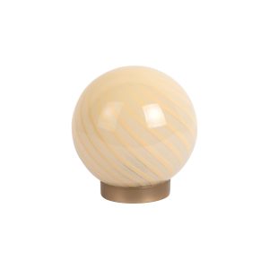 Leitmotiv tafellamp Summer Globe – geel – 15.2×15.2×16.7cm Leitmotiv tafellamp Summer Globe – geel – 15.2×15.2×16.7cm