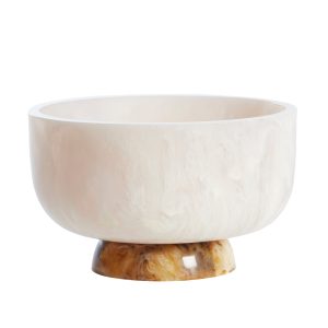 Light & Living schaal LEWOTOBI – Ø28x17cm – wit Light & Living schaal LEWOTOBI – Ø28x17cm – wit