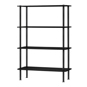 noo.ma Teidi 4-niveaus open rekunit – Vulcano Black, 80x35x127 cm noo.ma Teidi 4-niveaus open rekunit – Vulcano Black, 80x35x127 cm