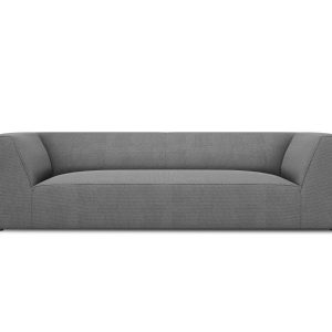 Micadoni Bank Ruby 3-zits, structurele stof, grijs – 93x232x69cm Micadoni Bank Ruby 3-zits, structurele stof, grijs – 93x232x69cm
