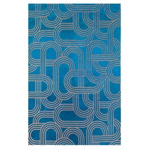 Lola&Moi vloerkleed Night Fever – blauw – 240x340cm Lola&Moi vloerkleed Night Fever – blauw – 240x340cm