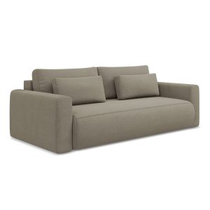 LaMiaSofa 3-zits slaapbank Perugia – textuurstof – donkerbeige – 238×1 LaMiaSofa 3-zits slaapbank Perugia – textuurstof – donkerbeige – 238×1