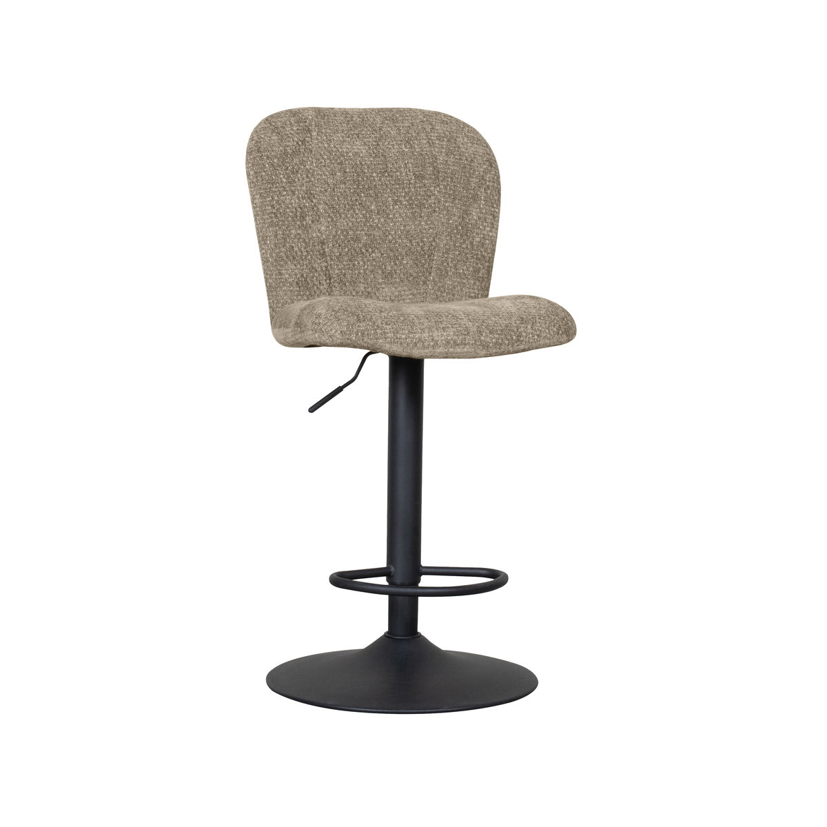LABEL51 Barkruk Vino - Donkergroen Stof - Zithoogte 64–84cm - Set van