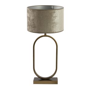 Light & Living tafellamp Jamiri/Chelsea – ant. brons, zilver – 30x30x6 Light & Living tafellamp Jamiri/Chelsea – ant. brons, zilver – 30x30x6