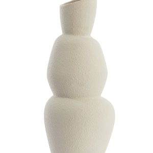 Light & Living vaas ARAM – Ø19×46.5cm – wit Light & Living vaas ARAM – Ø19×46.5cm – wit