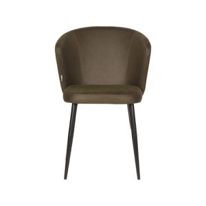 LABEL51 Eetkamerstoel Wave – Groen Microfiber – Set van 2 LABEL51 Eetkamerstoel Wave – Groen Microfiber – Set van 2