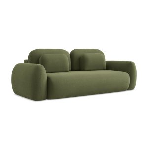 LaMiaSofa 3-zits slaapbank Ferretti – bouclé – groente – 266x121x95 LaMiaSofa 3-zits slaapbank Ferretti – bouclé – groente – 266x121x95