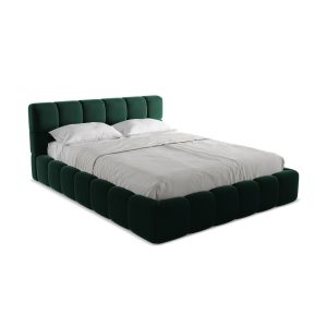 LaMiaSofa Bed met opbergruimte Roma – velours – flessengroen – 180×228 LaMiaSofa Bed met opbergruimte Roma – velours – flessengroen – 180×228