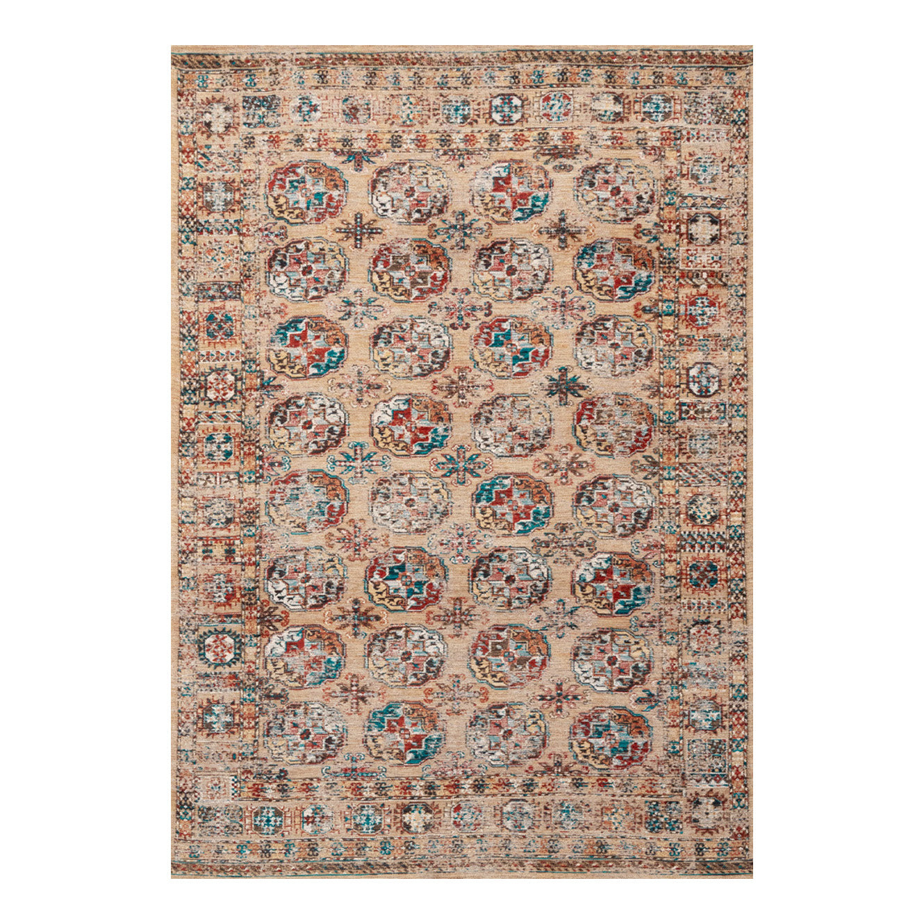 Louis De Poortere vloerkleed Djamboul - bruin - 140x200cm