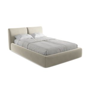LaMiaSofa Bed met opbergruimte Milano – velours – parel – 160x228x82 LaMiaSofa Bed met opbergruimte Milano – velours – parel – 160x228x82