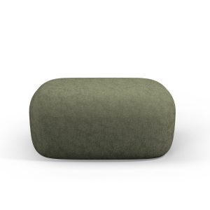 Micadoni Poef Jenny chenille, groente – 88x90x40cm Micadoni Poef Jenny chenille, groente – 88x90x40cm