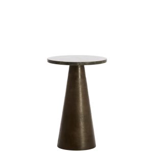 Light & Living bijzettafel Ynez – bruin – Ø29cm Light & Living bijzettafel Ynez – bruin – Ø29cm