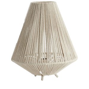 Light & Living tafellamp FELIDA – Ø35x40cm – wit