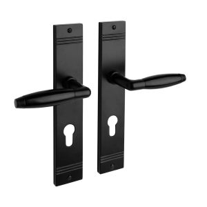 MooideurBeslag deurklink Retro – pc 72mm – mat zwart MooideurBeslag deurklink Retro – pc 72mm – mat zwart