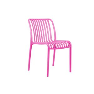 Leitmotiv stoel Glee – roze – 58x42x79cm Leitmotiv stoel Glee – roze – 58x42x79cm