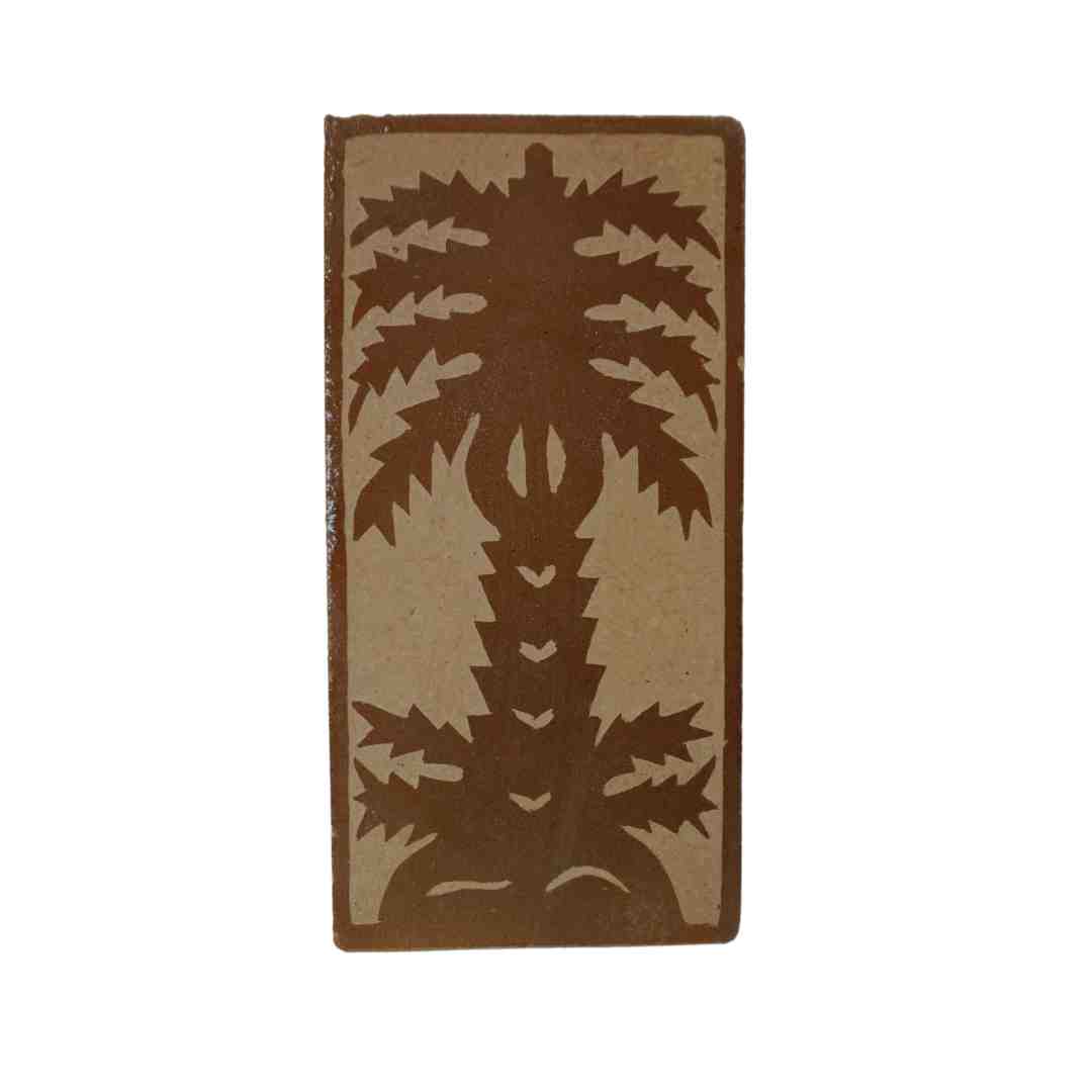 NOA MAY Zellige tegel Palmtree - bruin - keramiek - wanddecoratie - 20